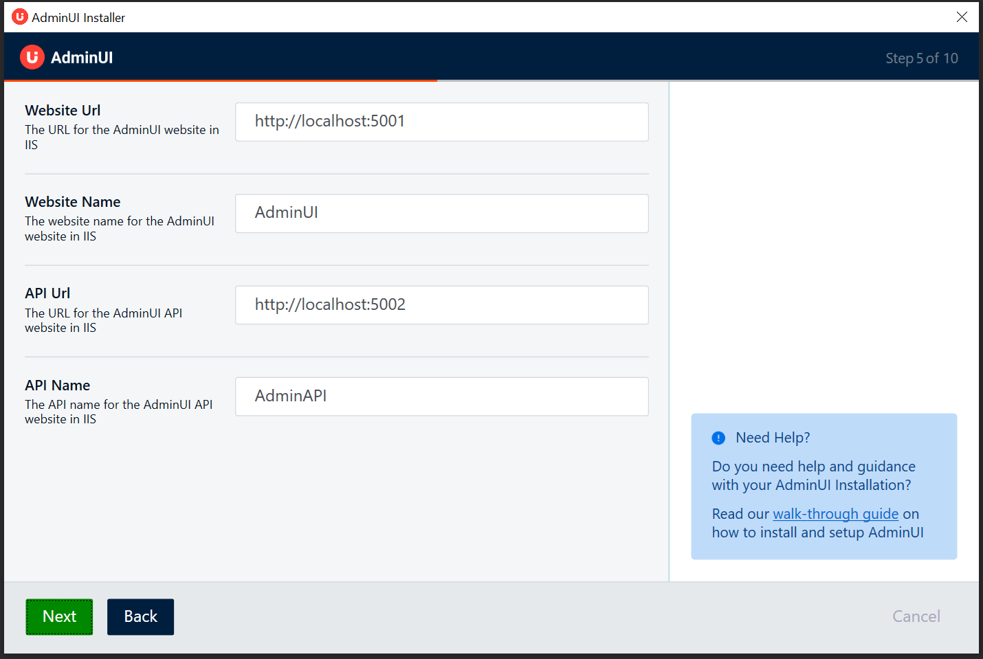 IIS Configuration