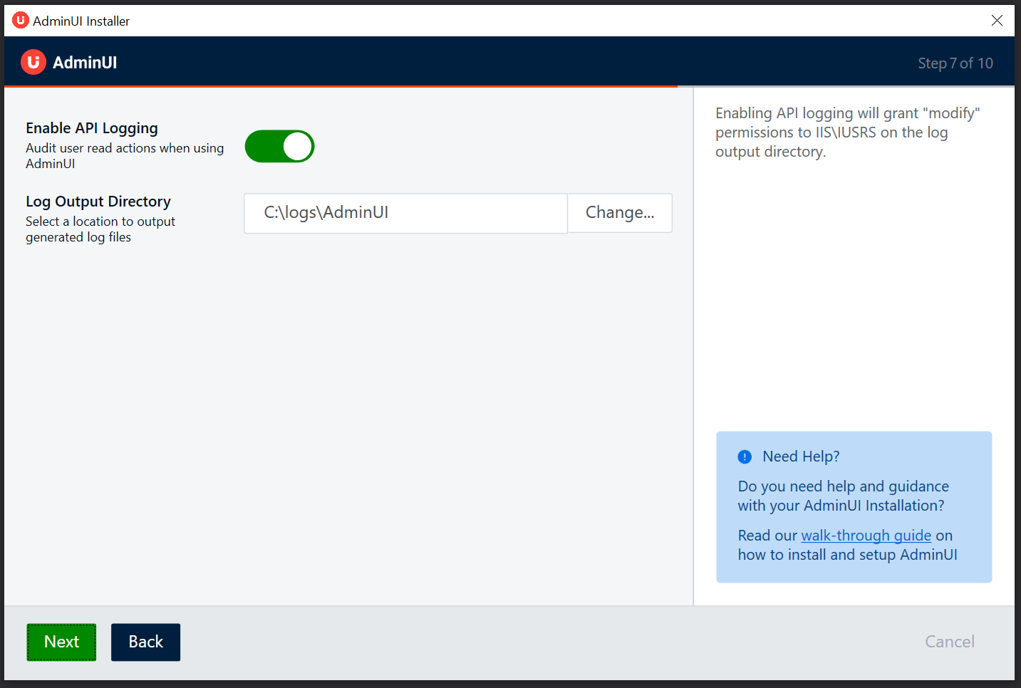 Logging Configuration